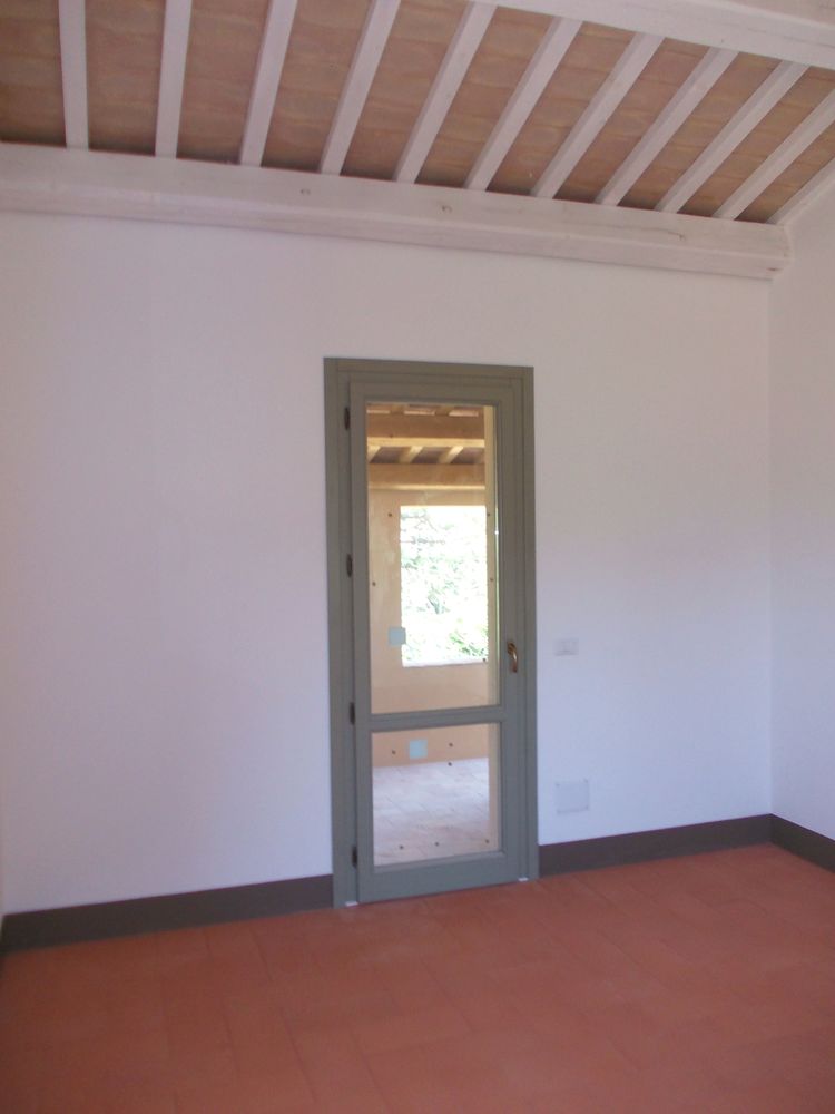 casale nelle Marche restauro con ampliamento in base a normativa antisismica, adeguamento sismico del preesistente, con risparmio energetico