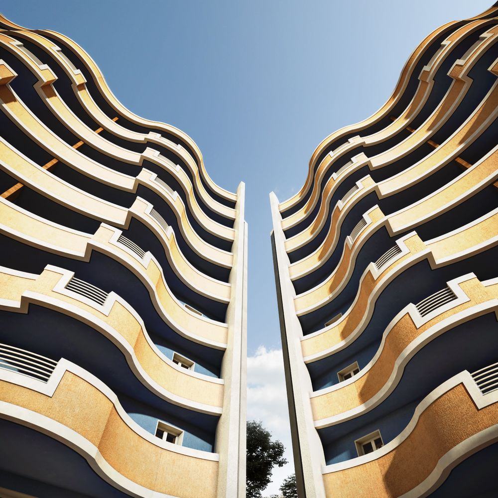 绿色环保的意大利公寓建筑——Paolo Portoghesi 的 Belvedere Le Dalie