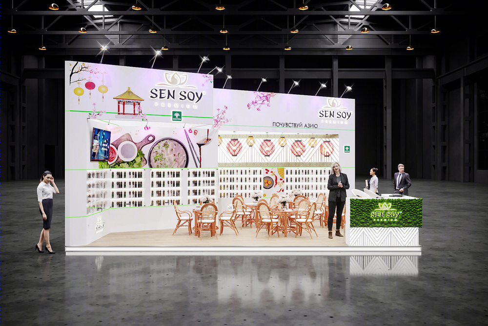 Anita Protsan丨展厅丨Exhibition stand ''Sen Soy''