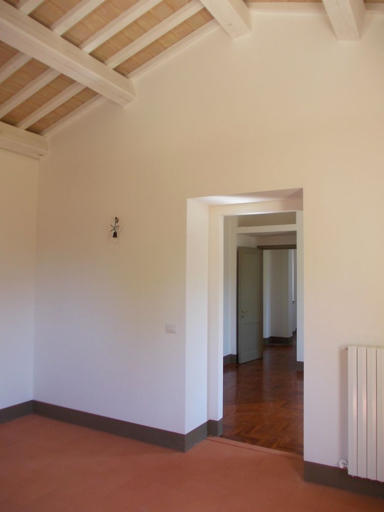 casale nelle Marche restauro con ampliamento in base a normativa antisismica, adeguamento sismico del preesistente, con risparmio energetico