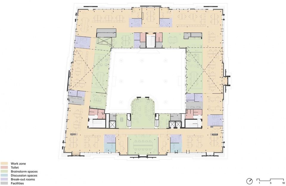 阿姆斯特丹 Droogbak 大楼翻新，历史建筑焕发新活力
