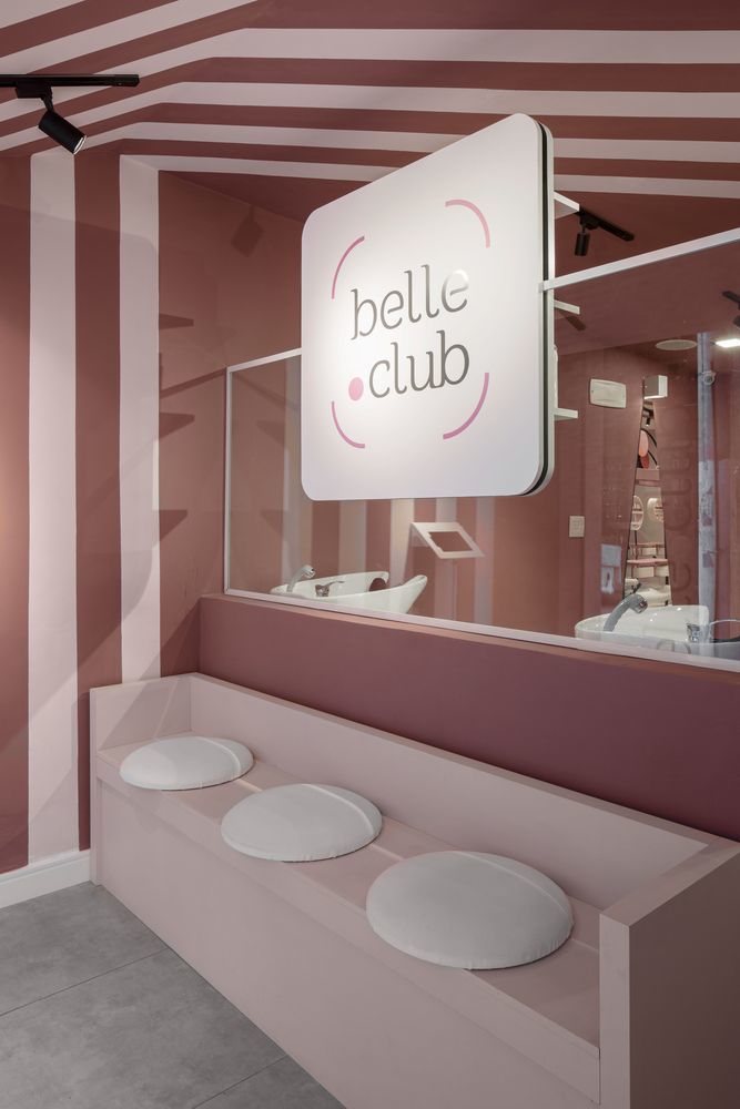巴西 Belle.Club 美容沙龙 | 创新工作站设计颠覆传统美学