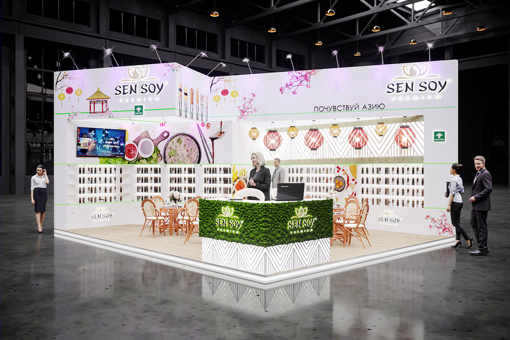 Anita Protsan丨展厅丨Exhibition stand ''Sen Soy''