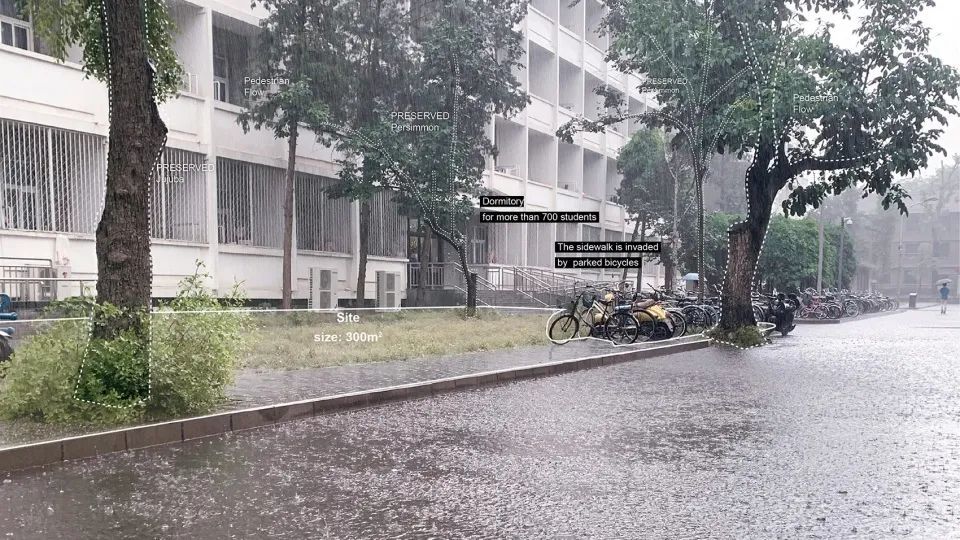 北京大学宿舍区果雨花园 | 绿洲中的雨水收集与利用