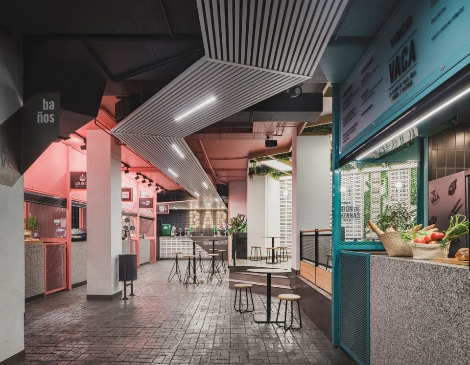 巴伦西亚彩色市场，个性空间营造