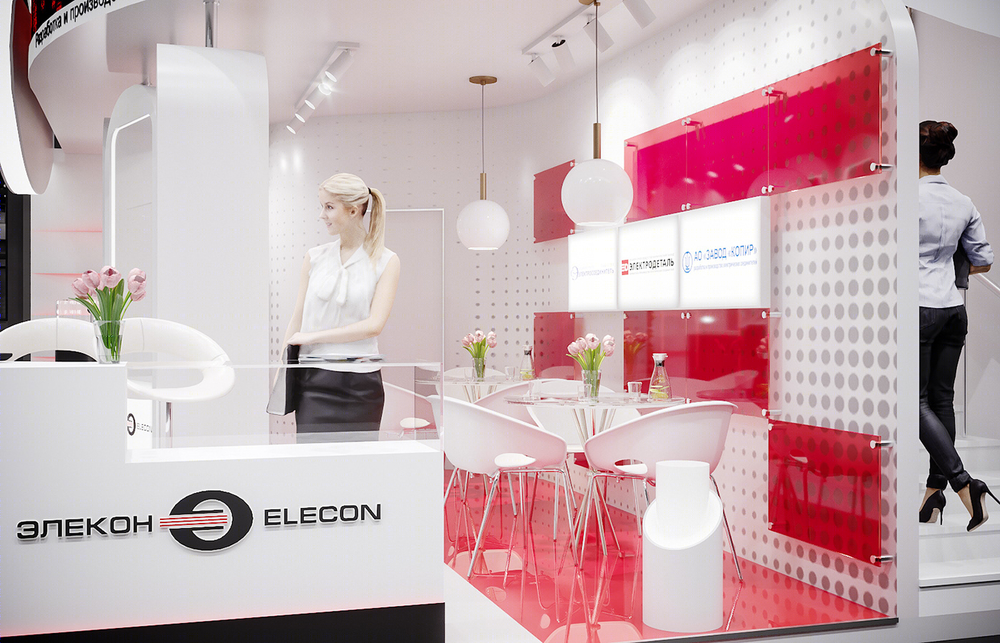 Anita Protsan丨展厅丨Exhibition stand ''Elecon''