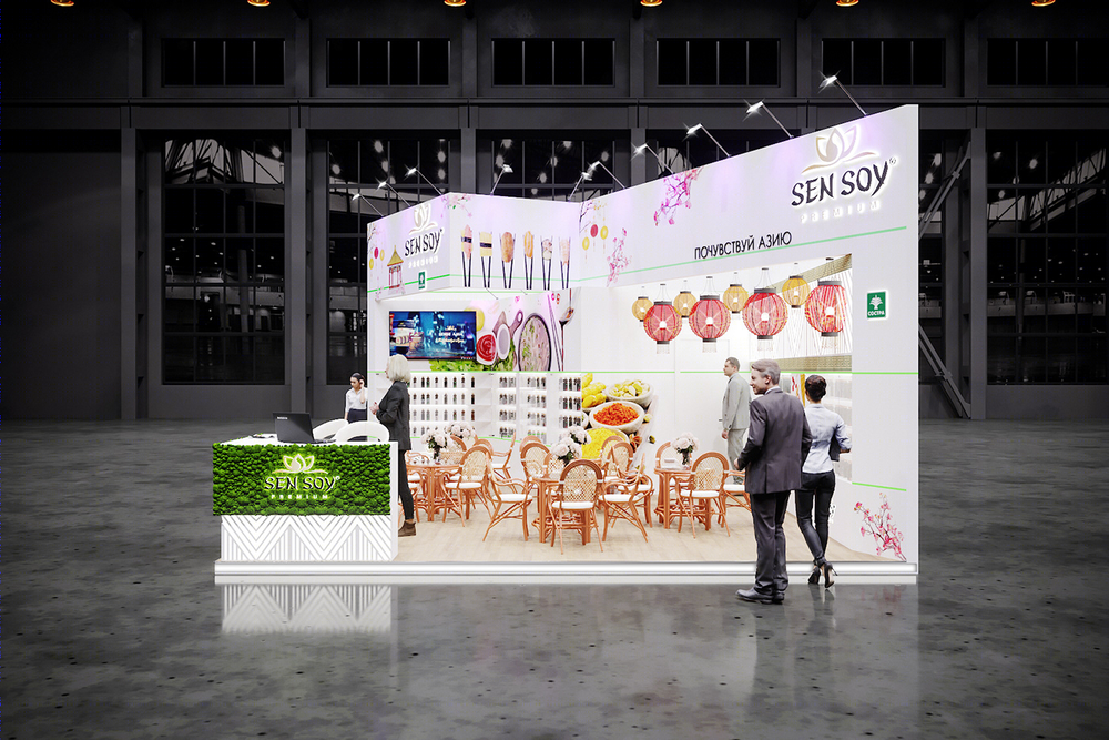 Anita Protsan丨展厅丨Exhibition stand ''Sen Soy''