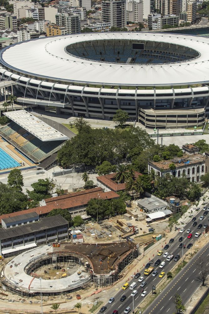 fernandes arquitetos associados丨体育馆丨EstádioJornalistaMárioFilho(Maracanã)