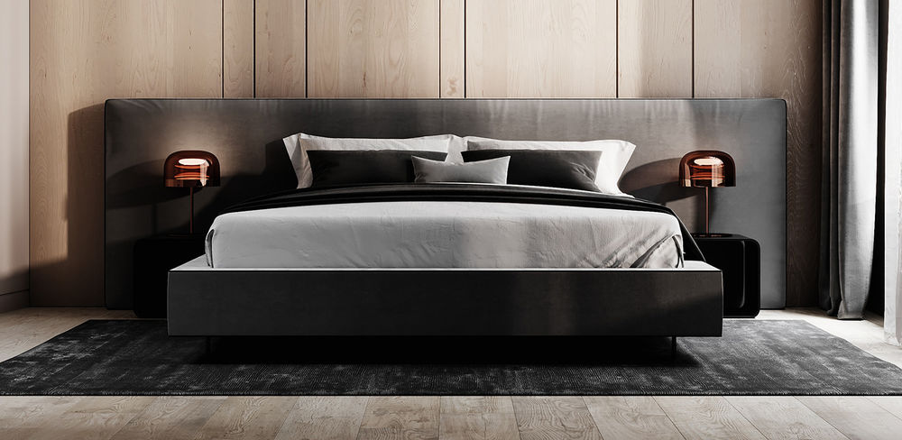 minimalist bedroom Vladyslava Torhonska