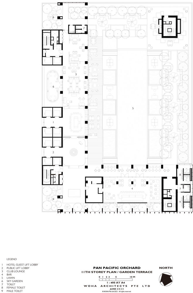 乌节泛太平洋酒店，新加坡 / WOHA