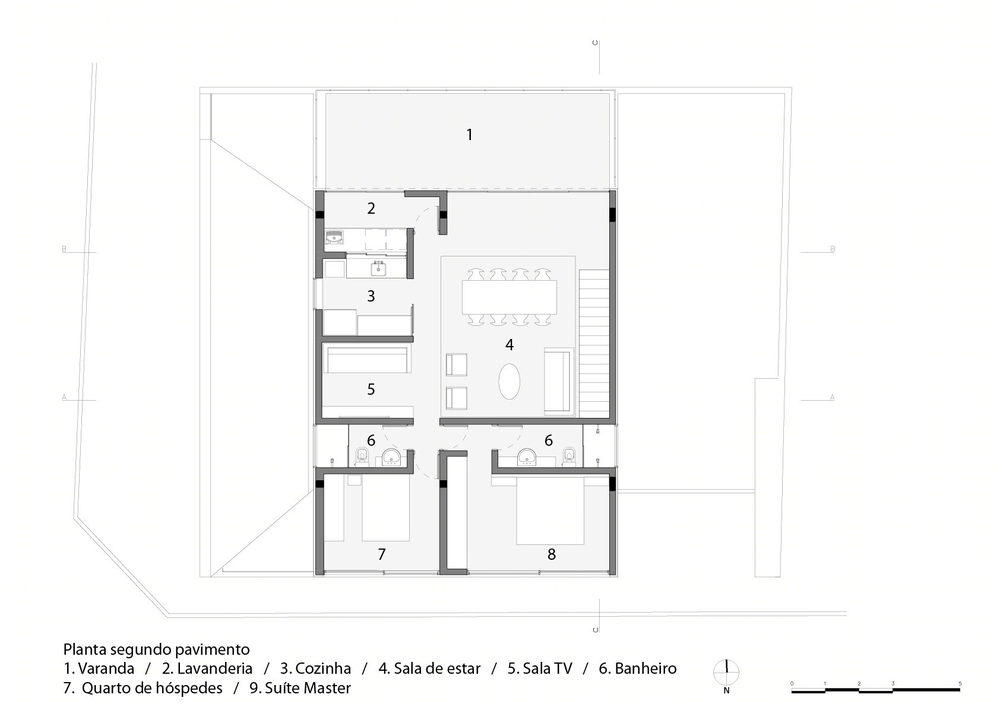 巴西圣保罗 Workshop House 三维空间利用