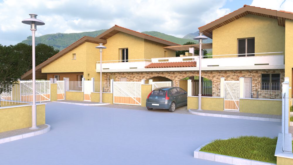 Montoro 住宅区建模
