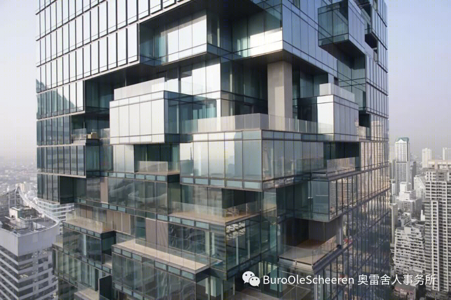 泰国曼谷 MahaNakhon 大厦 | 立体城市生活的雕塑建筑