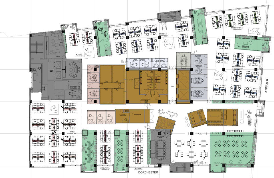 2K总部办公室，蒙特利尔 / ACDF Architecture