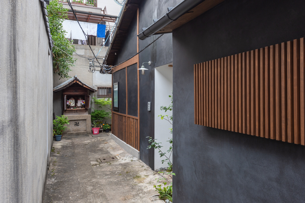 京都小巷内的城市别墅