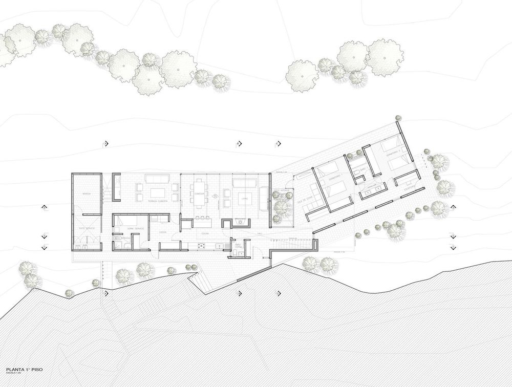智利山间住宅 | PAR Arquitectos 打造现代杰作