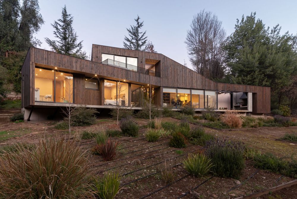 智利山间住宅 | PAR Arquitectos 打造现代杰作