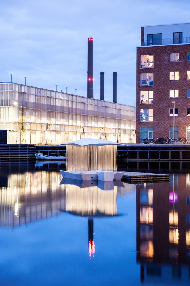 Copenhagen 水畔茶室 | 漂浮亭院的生态美学