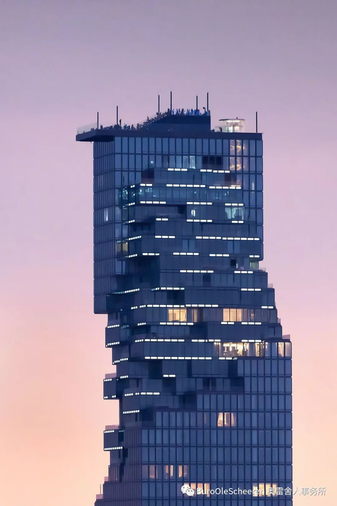 泰国曼谷 MahaNakhon 大厦 | 立体城市生活的雕塑建筑