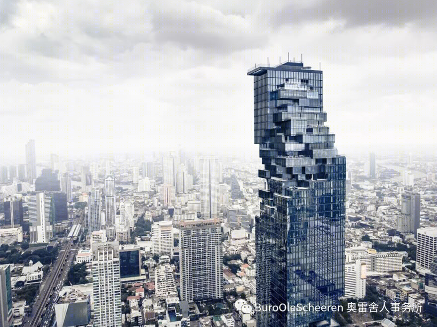 泰国曼谷 MahaNakhon 大厦 | 立体城市生活的雕塑建筑