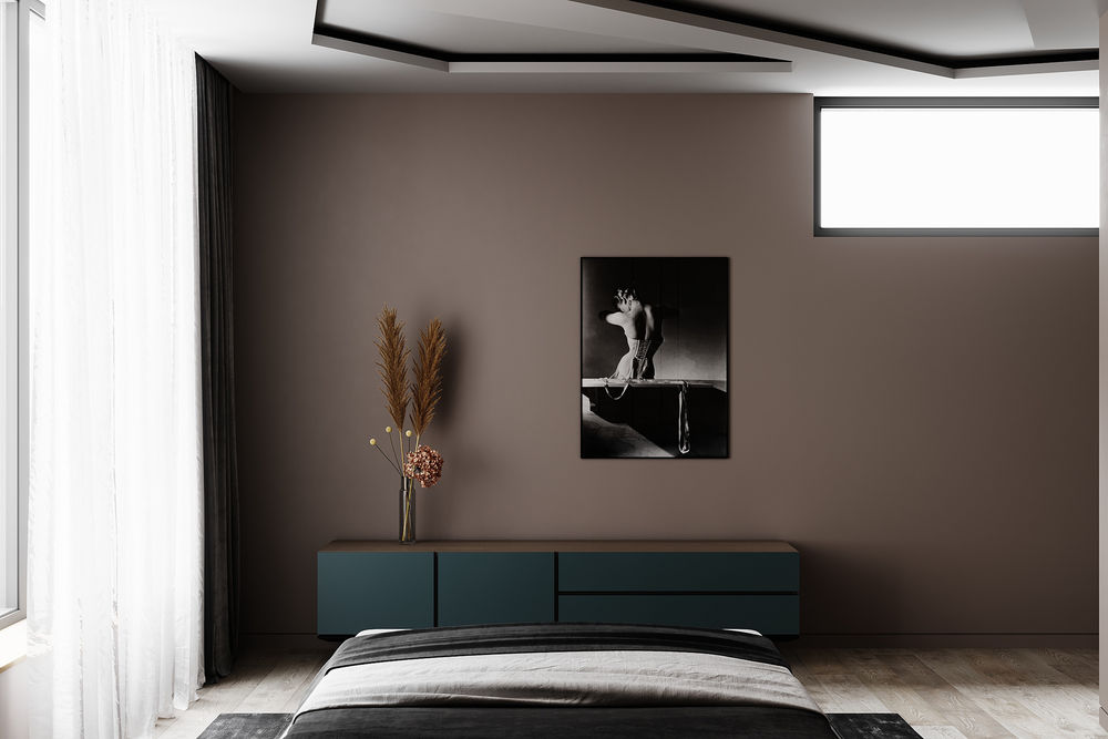 minimalist bedroom Vladyslava Torhonska