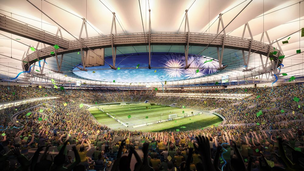fernandes arquitetos associados丨体育馆丨EstádioJornalistaMárioFilho(Maracanã)