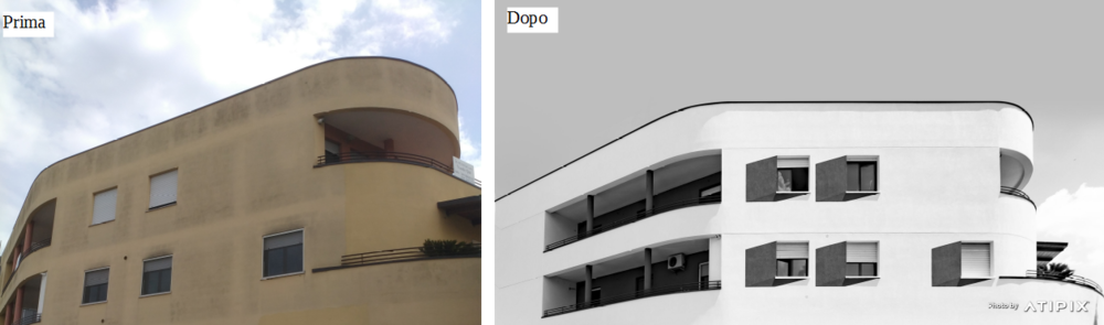 "L'OCCASIONE DEL CAPPOTTO" 外墙翻新案例