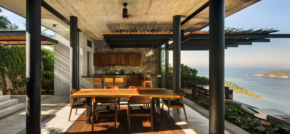 墨西哥风情 minimalist house 融入自然