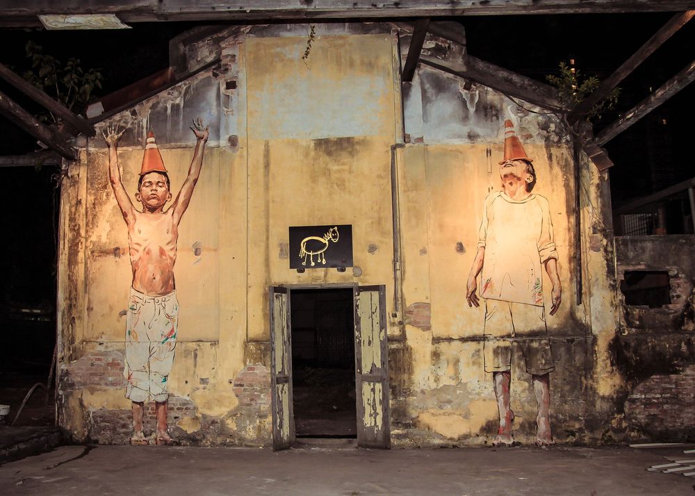 街头艺术大师 Ernest Zacharevic 的奇妙世界