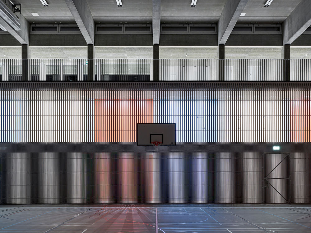 Weissenstein New School Building |  双层体育场馆设计亮点
