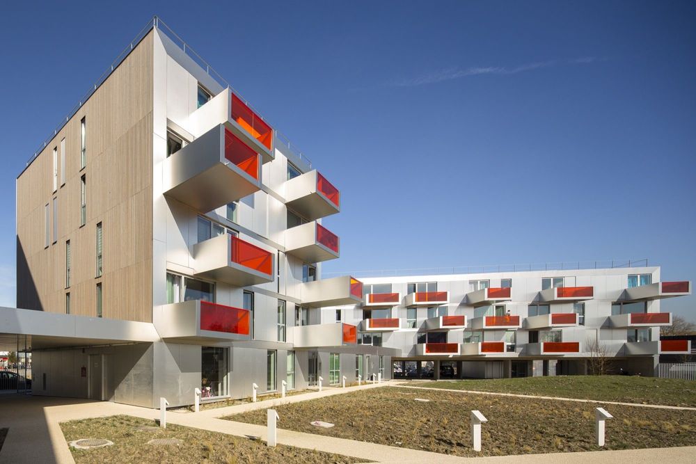 水畔都市趣居 | Philippe Dubus 的 Grand Synthe – Place Du Courghain 住宅设计