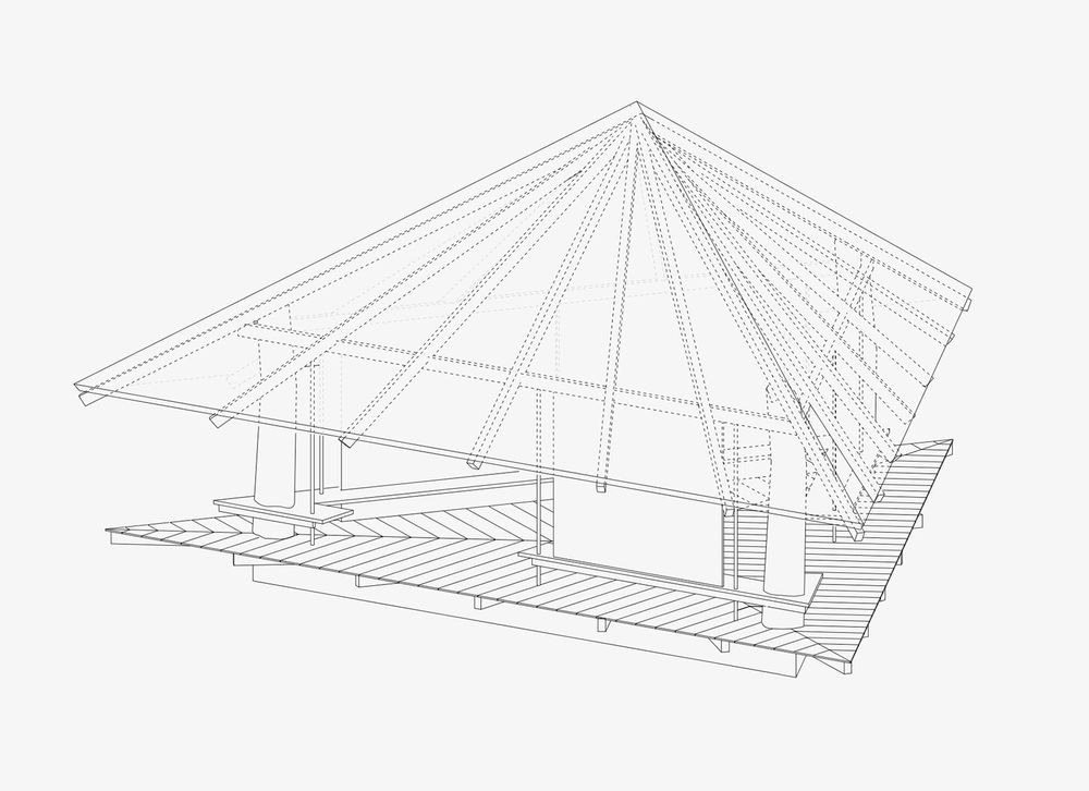 伞亭，瑞士 / Charly Jolliet Architecte