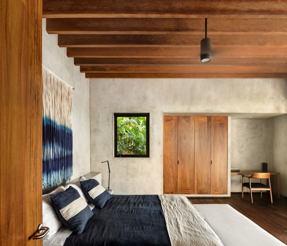 墨西哥风情 minimalist house 融入自然