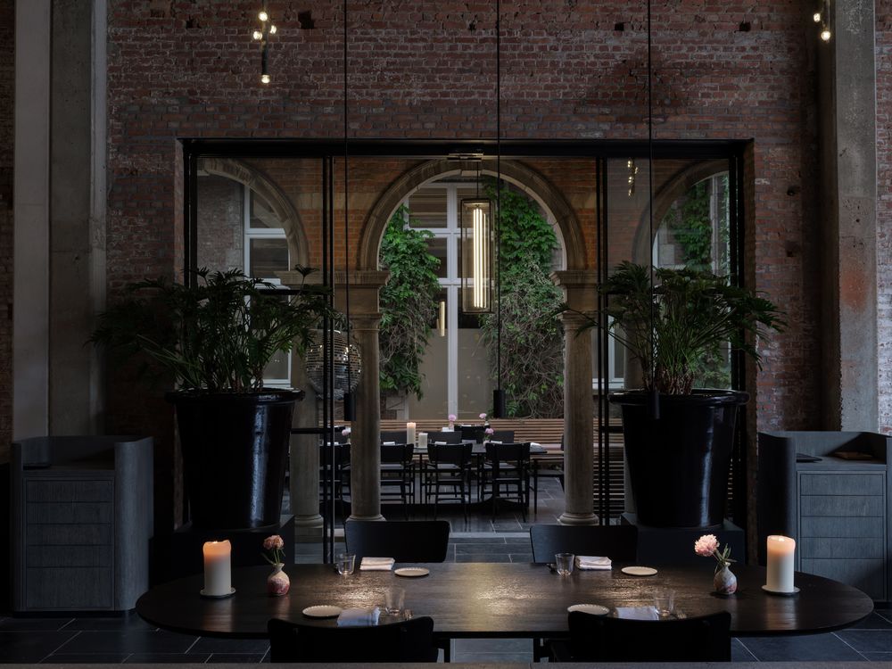 穿越时空的美食空间 | Space Copenhagen 打造比利时安特卫普 Le Pristine 餐厅