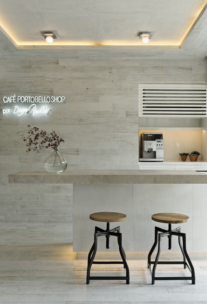 巴西圣保罗“Café Portobello” 致细腻的瓷砖空间设计