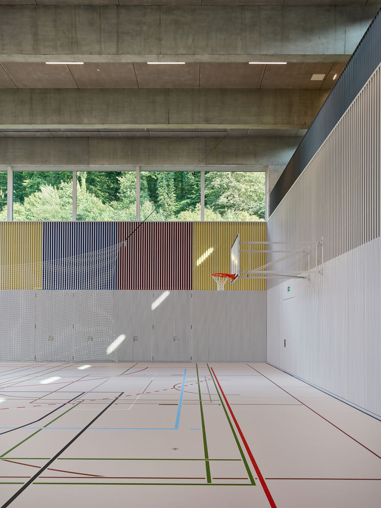 Weissenstein New School Building |  双层体育场馆设计亮点