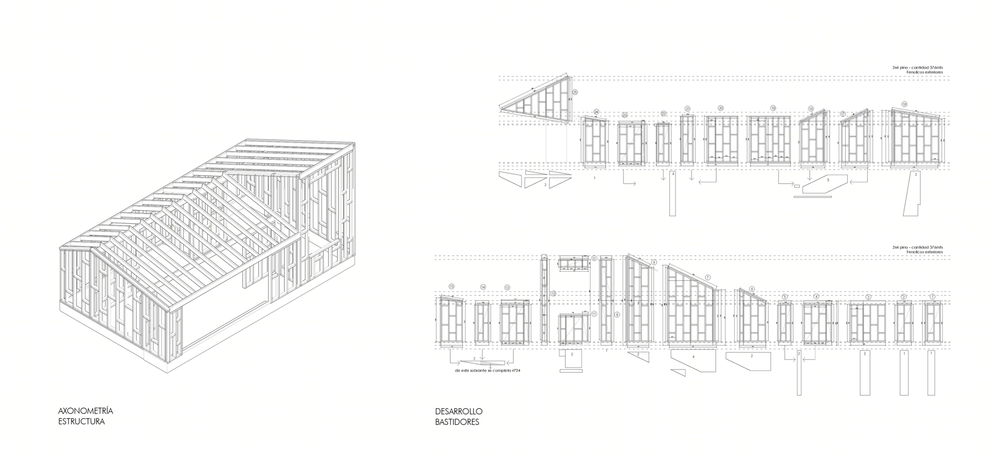 Estudio Arzubialde 的 Saco Rojo 工作室 | 灵活空间与红标设计的完美融合