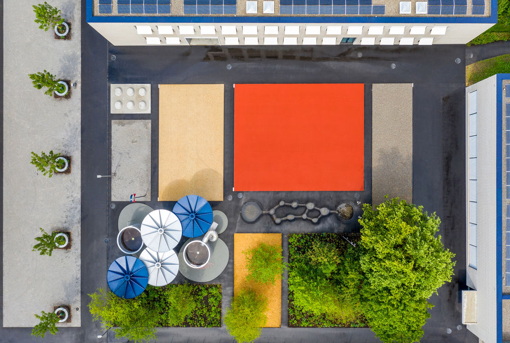 Weissenstein New School Building |  双层体育场馆设计亮点