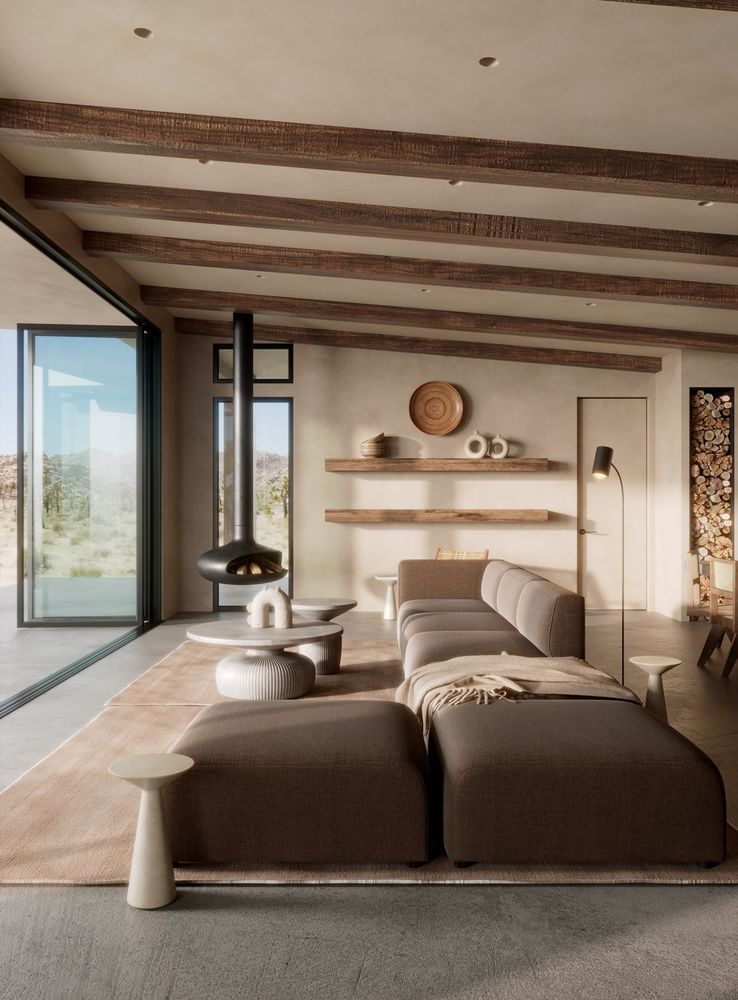 加州 Yucca Valley House 侘寂美学私人住宅设计
