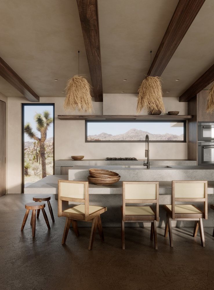 加州 Yucca Valley House 侘寂美学私人住宅设计