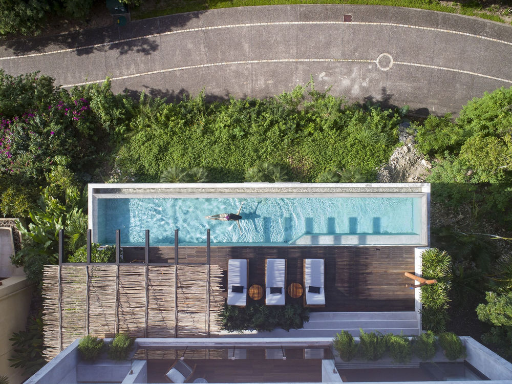 墨西哥风情 minimalist house 融入自然