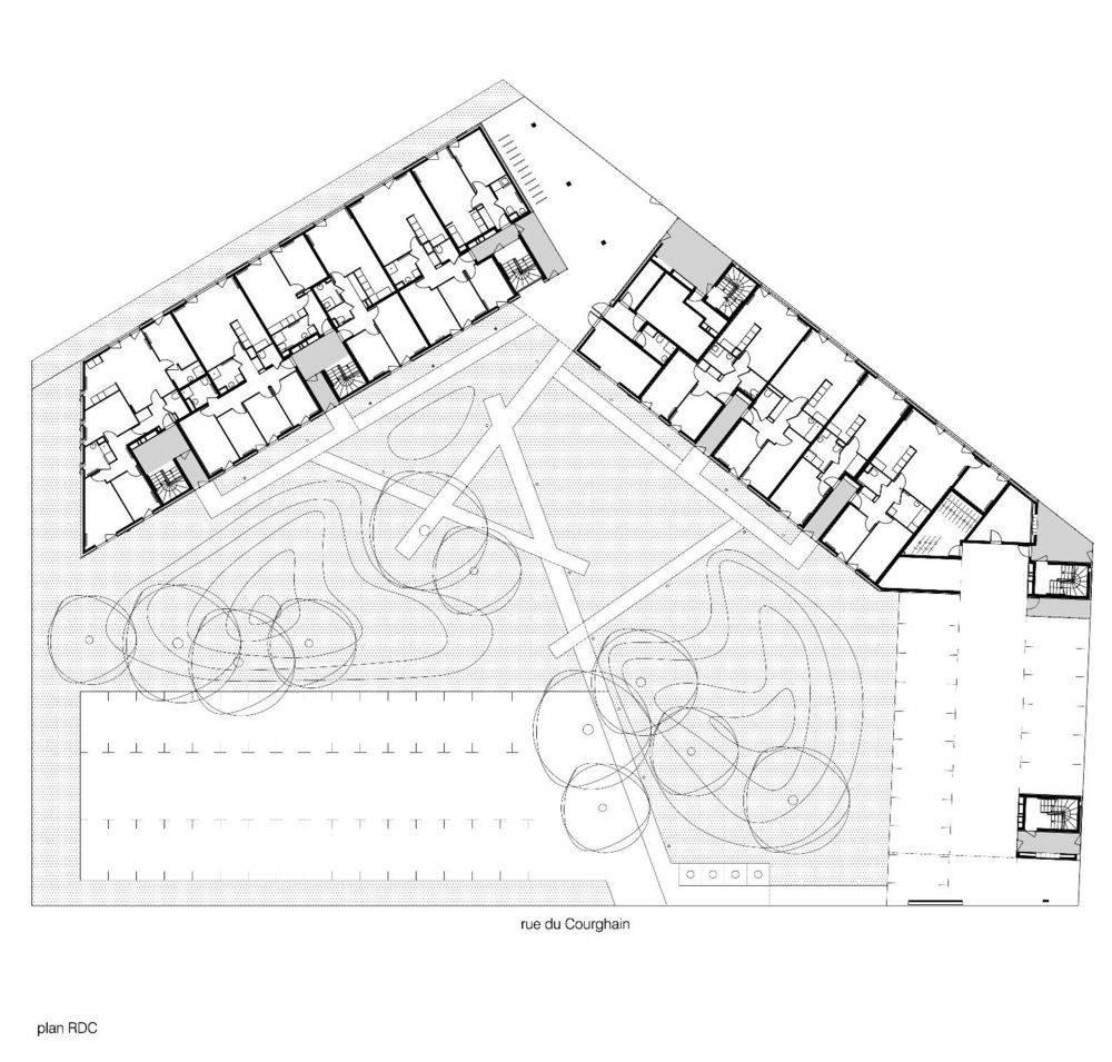 水畔都市趣居 | Philippe Dubus 的 Grand Synthe – Place Du Courghain 住宅设计