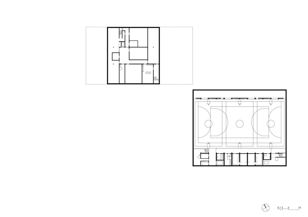 Weissenstein New School Building |  双层体育场馆设计亮点