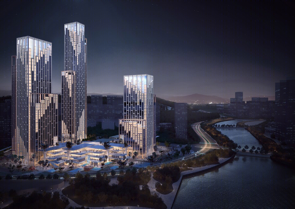 珠海华发广场 | 海滨天际线上的优雅建筑