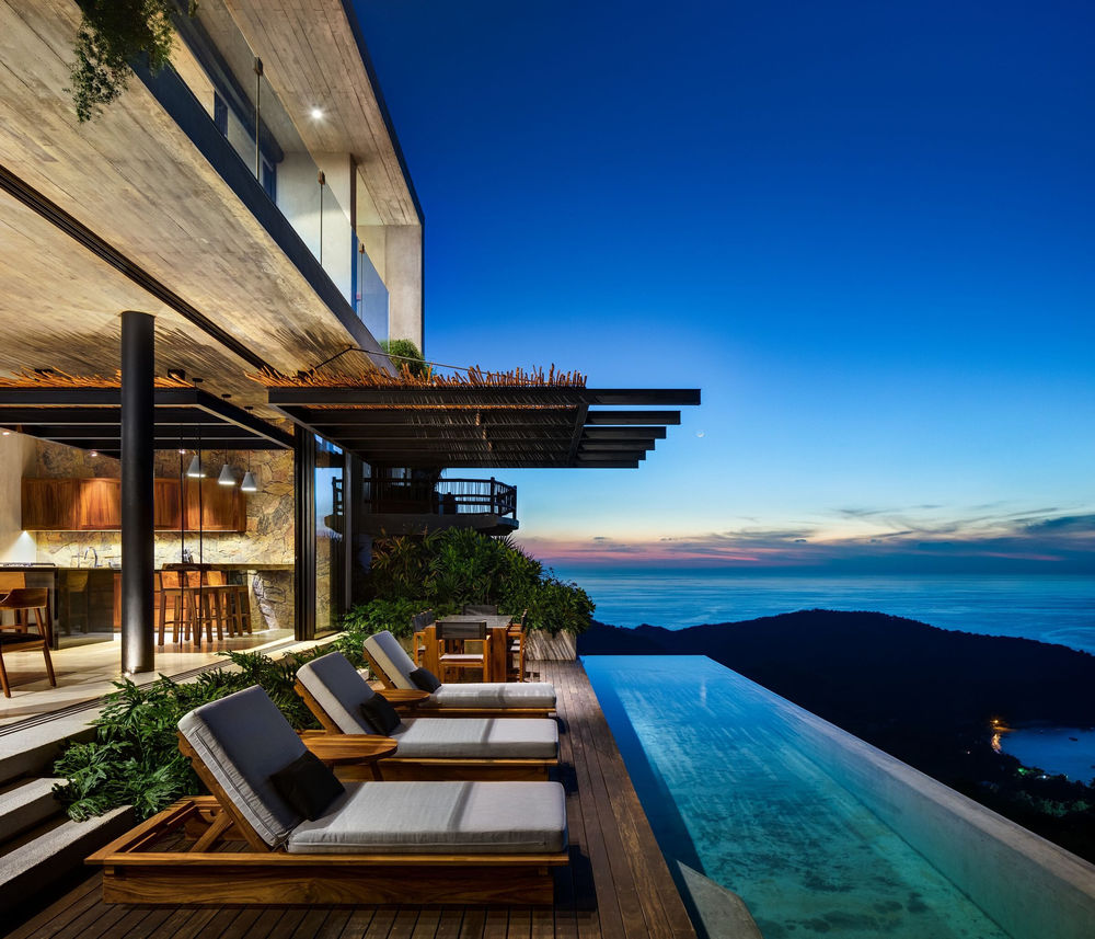 墨西哥风情 minimalist house 融入自然