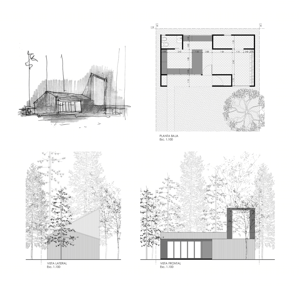 Estudio Arzubialde 的 Saco Rojo 工作室 | 灵活空间与红标设计的完美融合