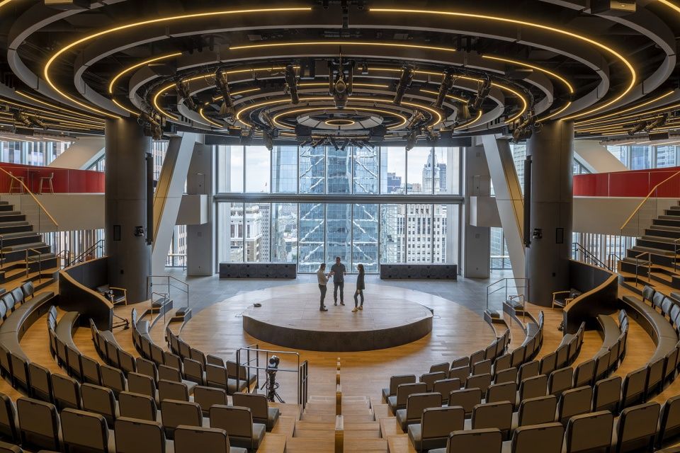 费城康卡斯特技术中心 | 垂直阶梯式设计融入城市环境