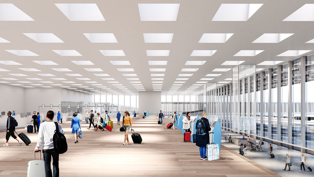 阿姆斯特丹史基浦机场新航站楼——现代实用与舒适空间的融合