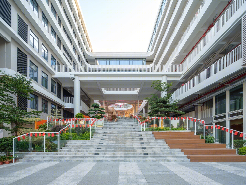 绿色庭院式校园 | 深圳香港培侨书院信义龙华学校