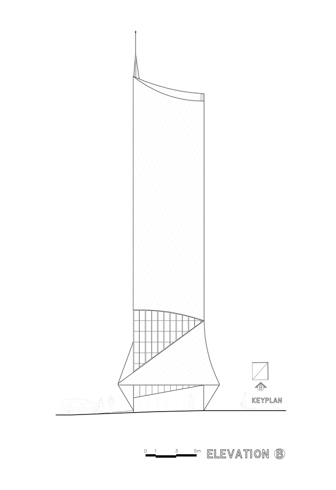 首尔"银船"建筑群新成员——动态弧形停车楼